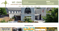 Desktop Screenshot of mtzionumc.org